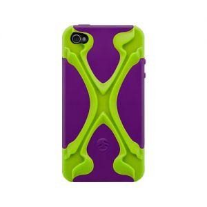 Чехол SwitchEasy CapsuleRebel X Lime/Purple for iPhone 4/4S (SW-REBX4S-LPU)